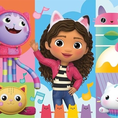 PUZZLE GABBY'S DOLLHOUSE - 2X60 PEÇAS, CLEMENTONI