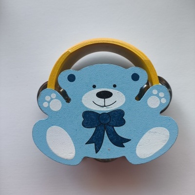 PANDEIRETA INFANTIL EM MADEIRA