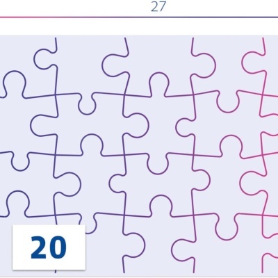 PUZZLE STITCH - 2X20 PEÇAS, CLEMENTONI