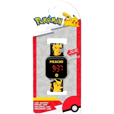 RELÓGIO DIGITAL LED DE PULSO PIKACHU