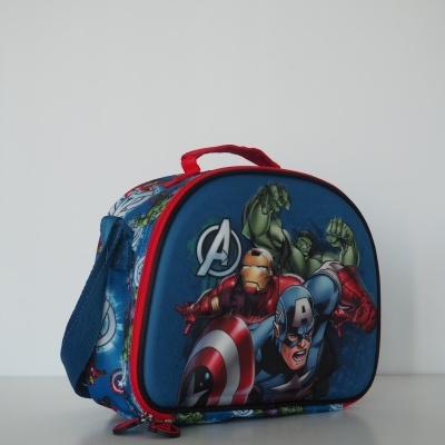LANCHEIRA TÉRMICA INFANTIL 3D AVENGERS