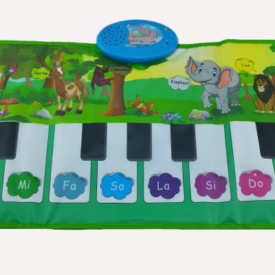 TAPETE MUSICAL DE ANIMAIS FELIZES 80X35cm