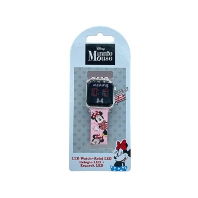 RELÓGIO DIGITAL LED DE PULSO MINNIE MOUSE