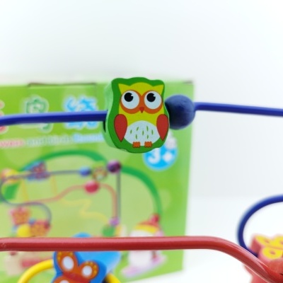 JOGO DO LABIRINTO DAS CONTAS EM MADEIRA