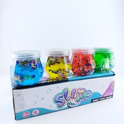 SLIME SENSORIAL COM MICROESFERAS E FRUTINHAS