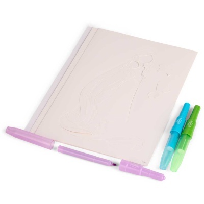 CONJUNTO A4 CANETAS DE SOPRO 9 PEÇAS - PRINCESAS DISNEY