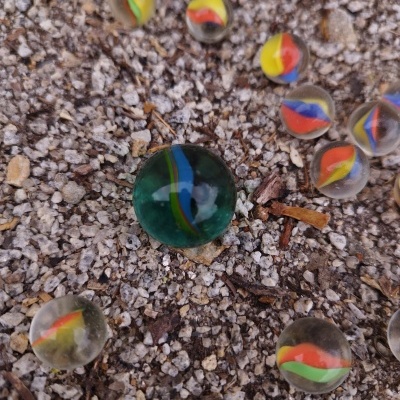 SACO COM 51 BERLINDES DE VIDRO OLIVO