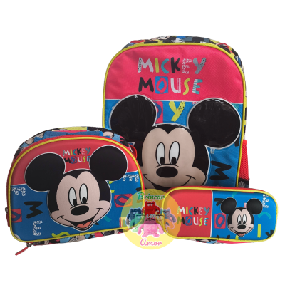 MOCHILA ESCOLAR 39CM BASIC MICKEY JOYFUL