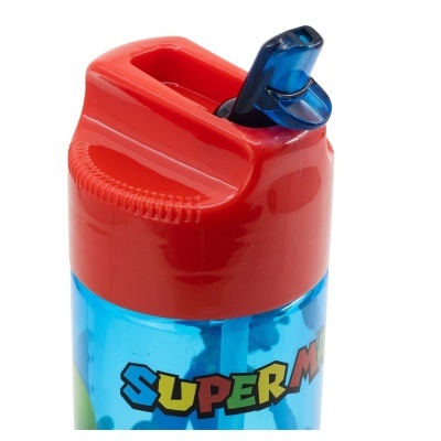 GARRAFA TRITAN COM PALHINHA 430ml SUPER MARIO