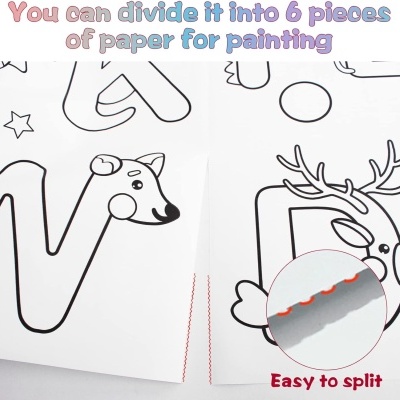 ROLO DE PAPEL ADESIVO PARA COLORIR 300X30cm