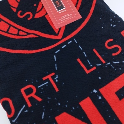 TOALHA 100X180CM MICROFIBRA OFICIAL SPORT LISBOA E BENFICA