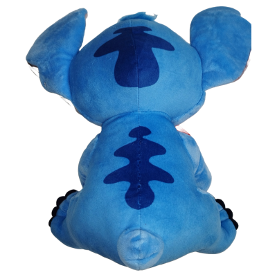 PELUCHE DO STITCH COM CORAÇÃO E SOM 30CM