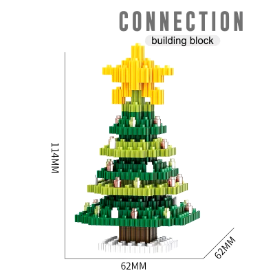 BLOCOS DE CONSTRUÇÃO ÁRVORE DE NATAL 68513 LINKGO
