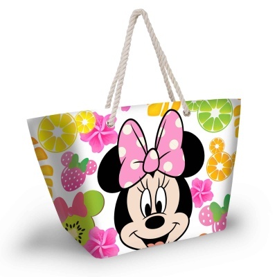 SACO DE PRAIA COM ALÇAS DE CORDA MINNIE MOUSE FRUITS