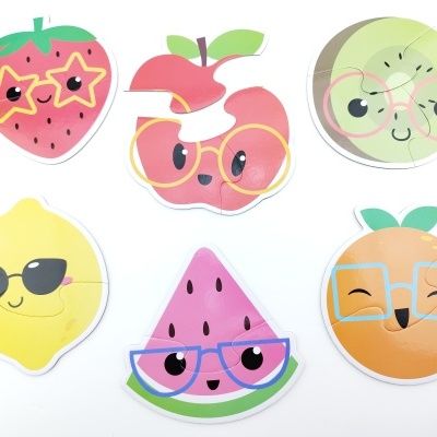 PUZZLE 6 EM 1 - SERIE FRUTAS