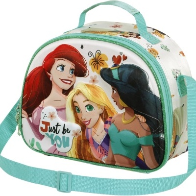 LANCHEIRA TÉRMICA INFANTIL 3D PRINCESAS DISNEY