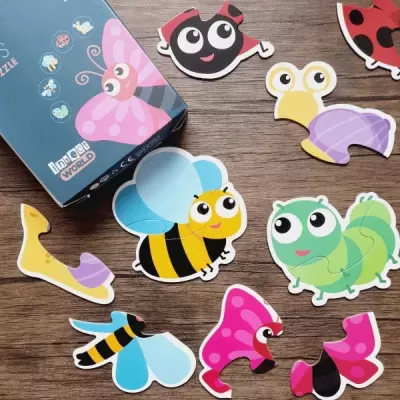 PUZZLE 6 EM 1 - SERIE INSETOS