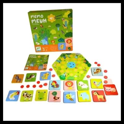 MEMO MEUH - JOGO DE MEMÓRIA SONORA, DJECO