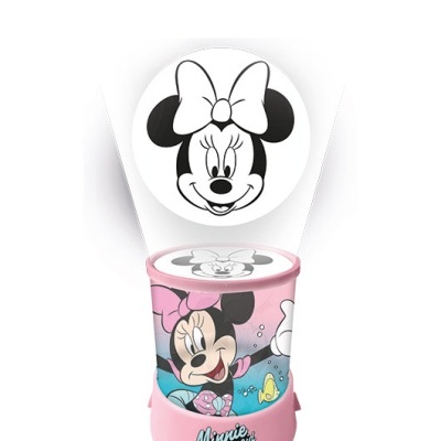 LUZ NOTURNA LED COM PROJEÇÃO MINNIE