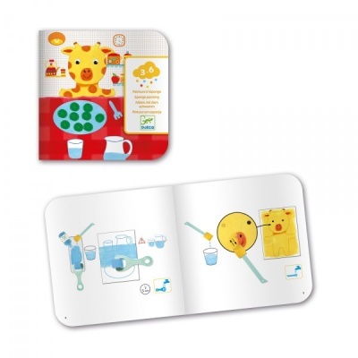 PINTURAS COM ESPONJAS - AVENTURAS COM ANIMAIS DJECO