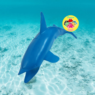 CONJUNTO FIGURAS MINIATURAS ANIMAIS - MUNDO MARINHO