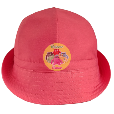 CHAPÉU CRIANÇA COM ELÁSTICO - VERMELHO