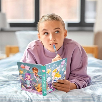 DIÁRIO 3D C/ CHAVE 300 PÁGINAS - SEREIA