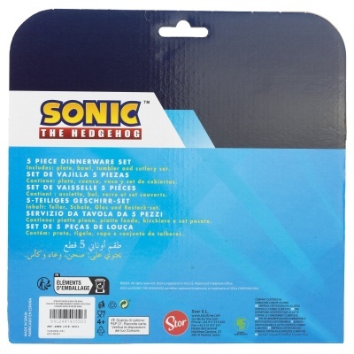 CONJUNTO MICROONDAS 5 PEÇAS REFEIÇÃO INFANTIL - SONIC