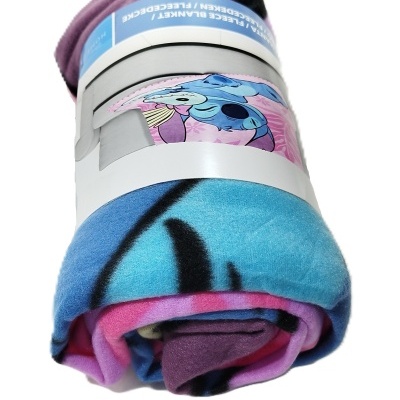 MANTA POLAR INFANTIL 100X140CM - STITCH COM PELUCHE