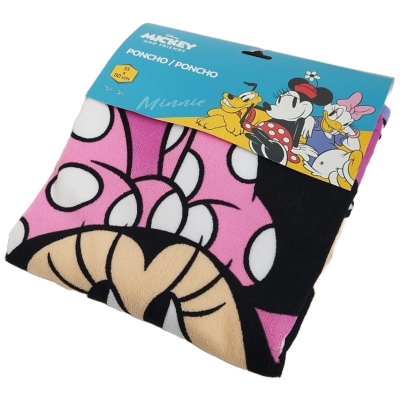 PONCHO CRIANÇA MICROFIBRA MINNIE