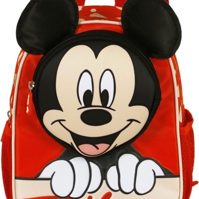 MOCHILA INFANTIL COM BOLSA BOBBLEHEAD MICKEY MOUSE