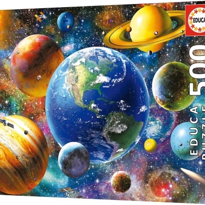 PUZZLE SISTEMA SOLAR - 500 PEÇAS, EDUCA