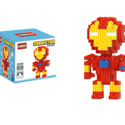 BLOCOS DE CONSTRUÇÃO IRON MAN 68100 LINKGO