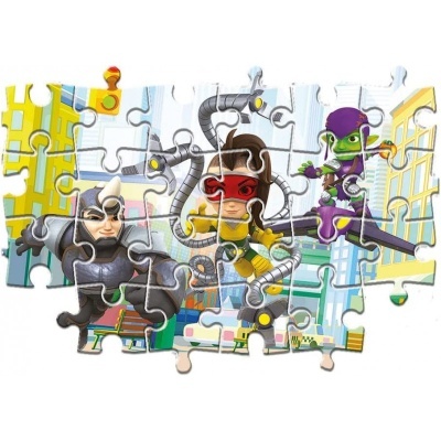 PUZZLE SPIDEY - 2X20 PEÇAS, CLEMENTONI