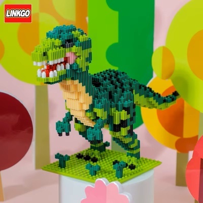 BLOCOS DE CONSTRUÇÃO DINOSSAURO 68299 LINKGO