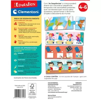 PUZZLE DAS SEQUÊNCIAS, CLEMENTONI