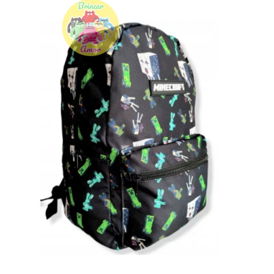 MOCHILA ESCOLAR 40CM MINECRAFT