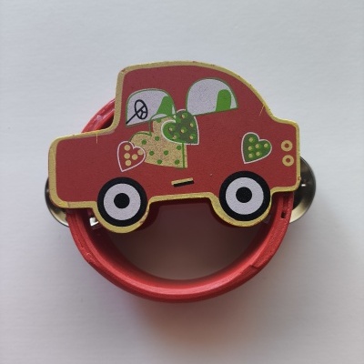 PANDEIRETA INFANTIL EM MADEIRA