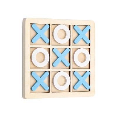 JOGO DO GALO XO EM MADEIRA 14CM