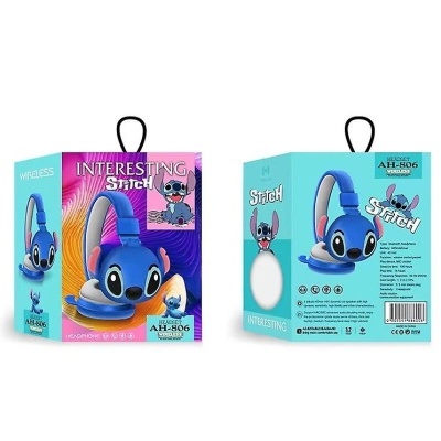 HEADPHONES BLUETOOTH PARA CRIANÇA - STITCH