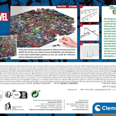 PUZZLE ALTA QUALIDADE: PERSONAGENS MARVEL - 1000 PEÇAS, CLEMENTONI