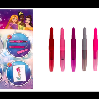 CONJUNTO CANETAS DE SOPRO 13 PEÇAS - PRINCESAS DISNEY