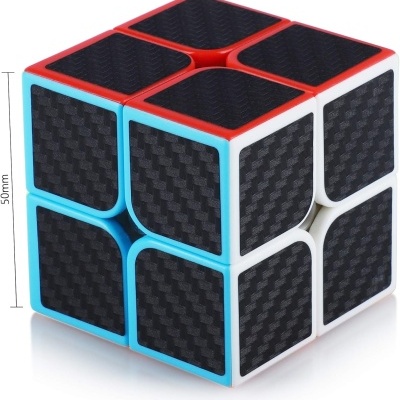 CUBO MÁGICO 2X2 EFEITO CARBONO
