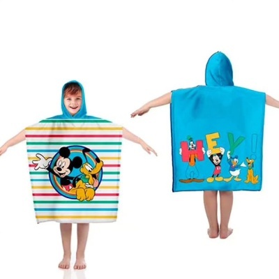 PONCHO CRIANÇA 100% ALGODÃO MICKEY