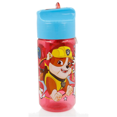 GARRAFA TRITAN COM PALHINHA 430ml PATRULHA PATA