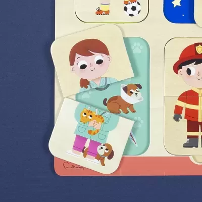 PUZZLE DAS PROFISSÕES, GOULA