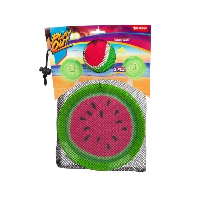 JOGO RAQUETES COM VELCRO - FRUTOS