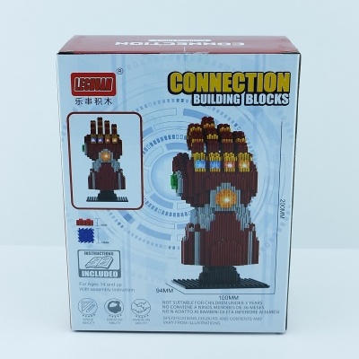 BLOCOS DE CONSTRUÇÃO LUVA DO HOMEM DE FERRO (IRON MAN) 68595, LINKGO