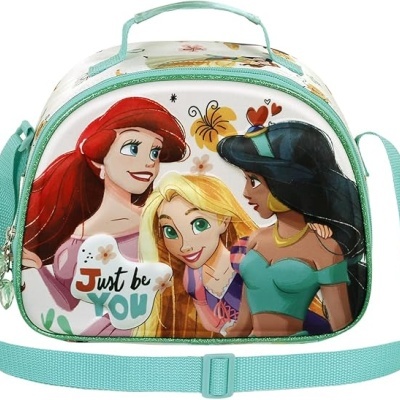 LANCHEIRA TÉRMICA INFANTIL 3D PRINCESAS DISNEY