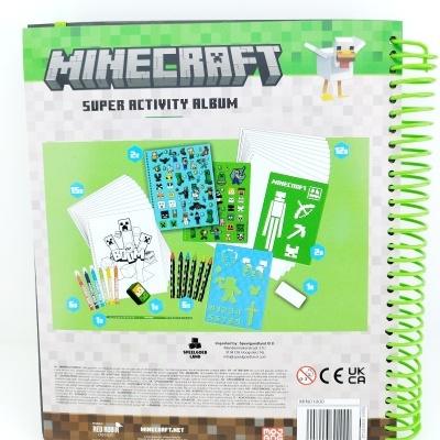 CADERNO DE ATIVIDADES DE COLORIR - MINECRAFT